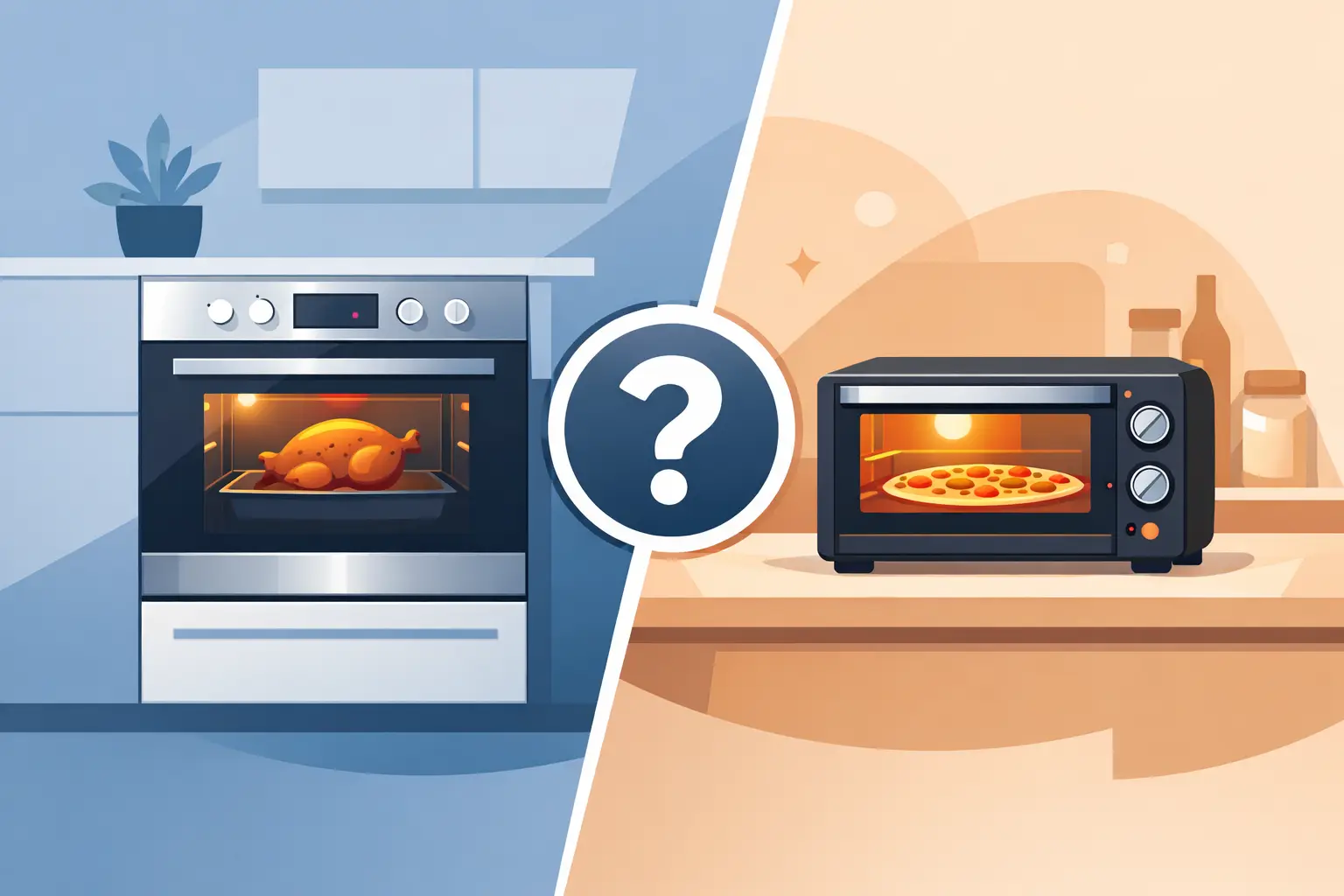Built-In Oven vs Countertop Oven: Which Fits?