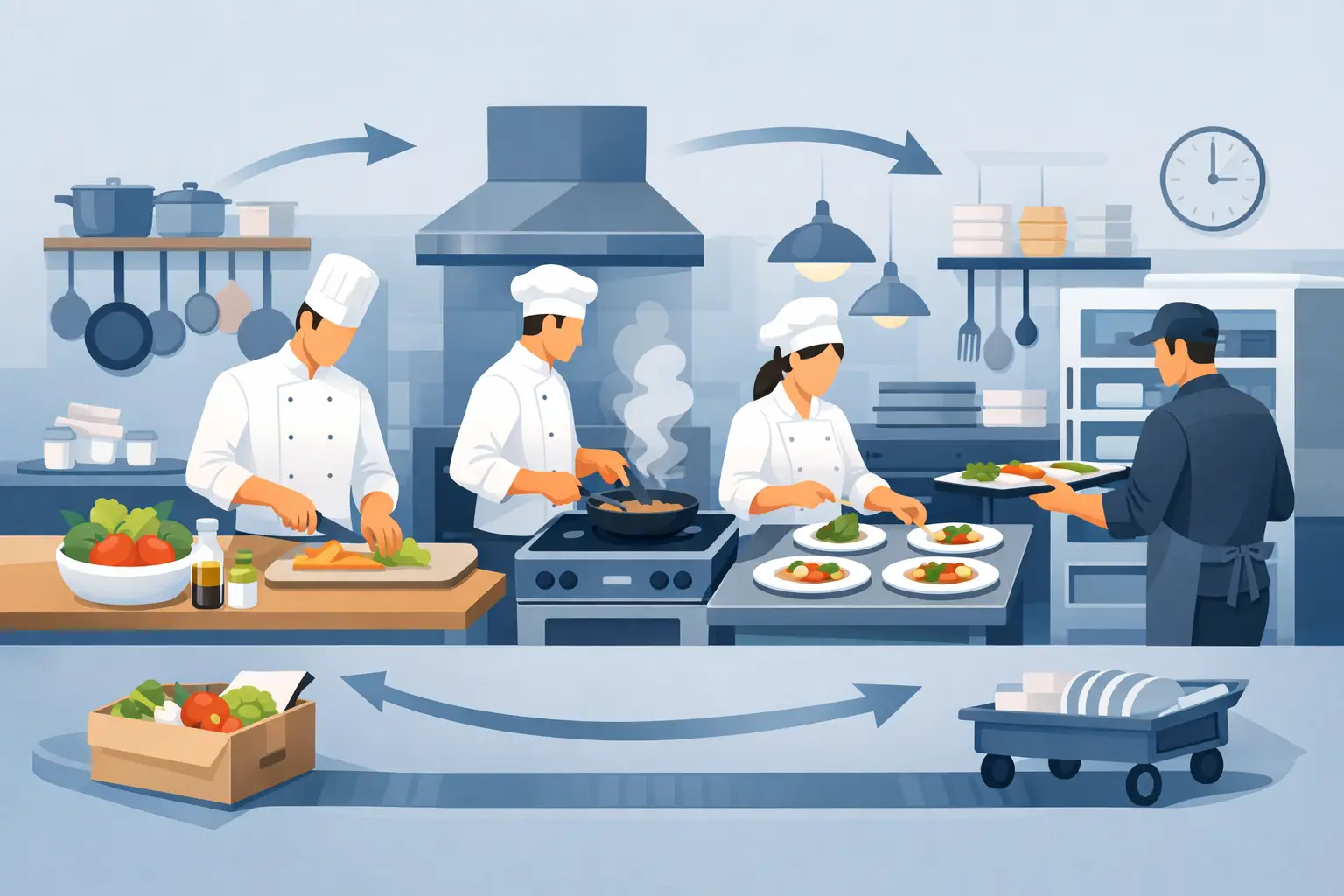 How to Organize Commercial Kitchen Workflow