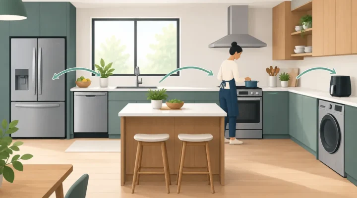 Smart Appliance Placement for Better Workflow